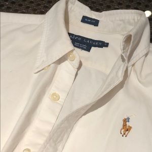Slim fit Ralph Lauren long sleeve button down